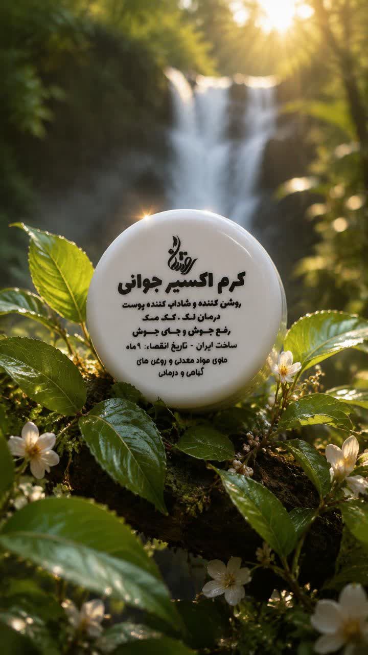 کرم اکسیر جوانی روشنا ۳۰ گرمی ضدلک و روشن کننده پوست و ضدجوش و ابرسان و...